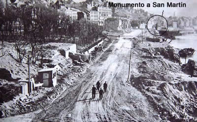 Boulogne-sur-Mer luego de un bommbardeo