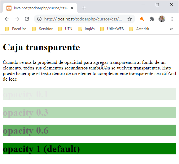  formato opacy