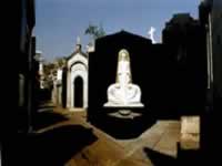 Calle del cementerio de La Recoleta