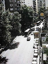 Vista panoramica de la Av. Sante F