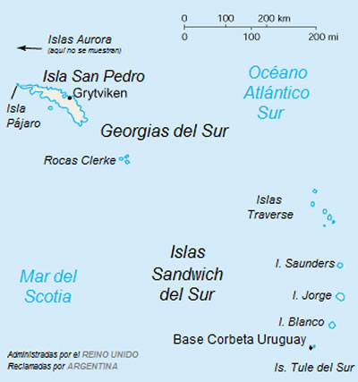 Islas del atlantico sur