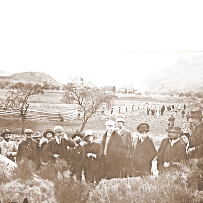 Los galeses se instalaron en el valle del río Chubut.