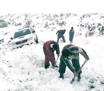 Nieve en Aldea Epulef