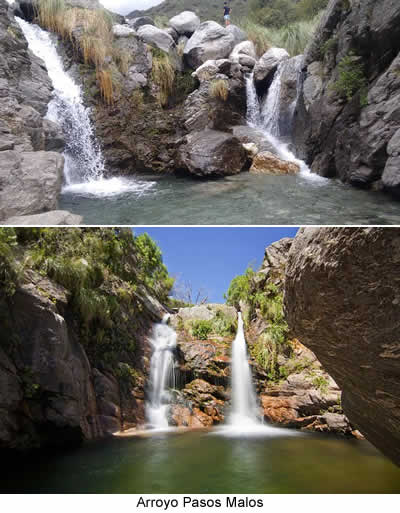 arroyo pasos malos , villa de merlo , turismo de san luis