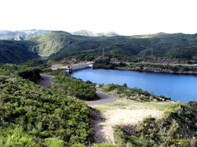 Dique La Huertita , turismo de san luis