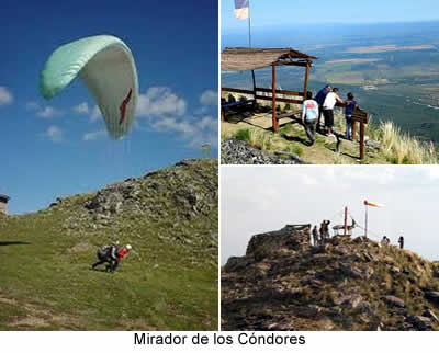 Mirador de los Cóndores , turismo en san luis