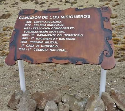 Cañadon de los Misioneros - turismo en santa cruz