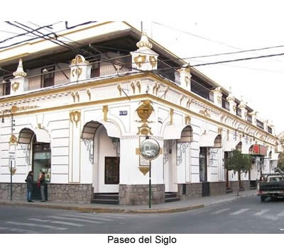 paseo del siglo , turismo en santiago del estero