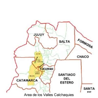 area valles calchaquies