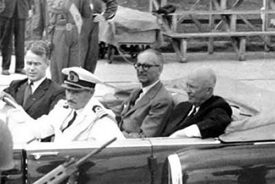 Dwight Eisenhower en mar del plata