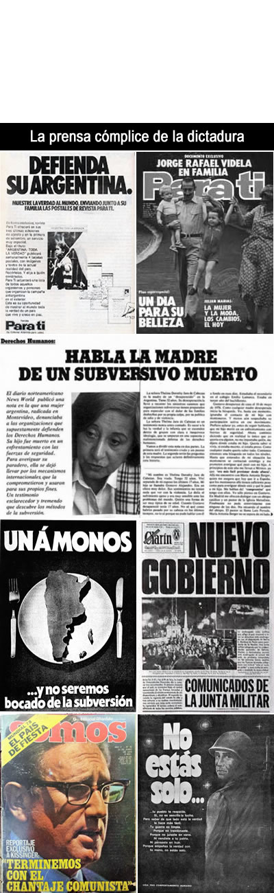 La Prensa cómplice del terrorismo de Estado